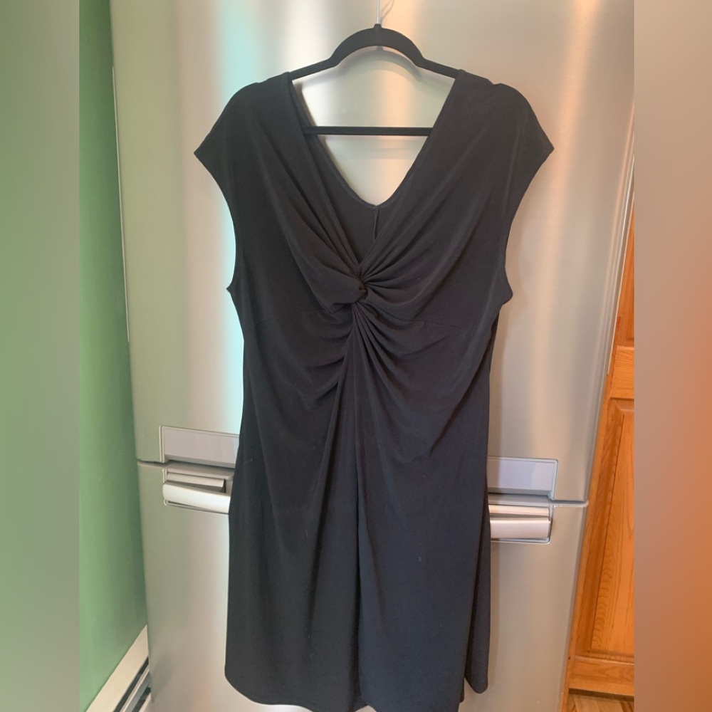 BLACK stretchy dress XL